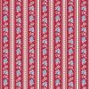 Tilda Village Life Agnes Burgundy Cotton