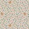 Tilda Merry Little Christmas Holly Duck Egg Cotton