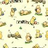 Winne Characters Pooh Bear Cotton