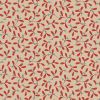 Tilda Merry Little Christmas Mistletoe Red Cotton